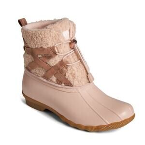 Sperry Saltwtrhyann Duck Boots in Pink - Sz 8.5